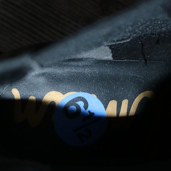 Sam Edelman Katt Black Leather Pointy Toe Kitten Heel Chelsea Bootie Sz 6.5 - Picture 6 of 8